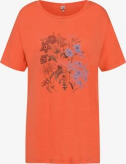 Ulla Popken T-shirts T-shirt Femme Corail