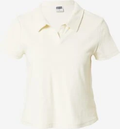 URBAN CLASSICS Polos T-shirt Femme Crème