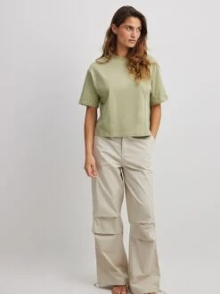 NA-KD T-shirts Oversize T-shirt Oversize Femme Vert