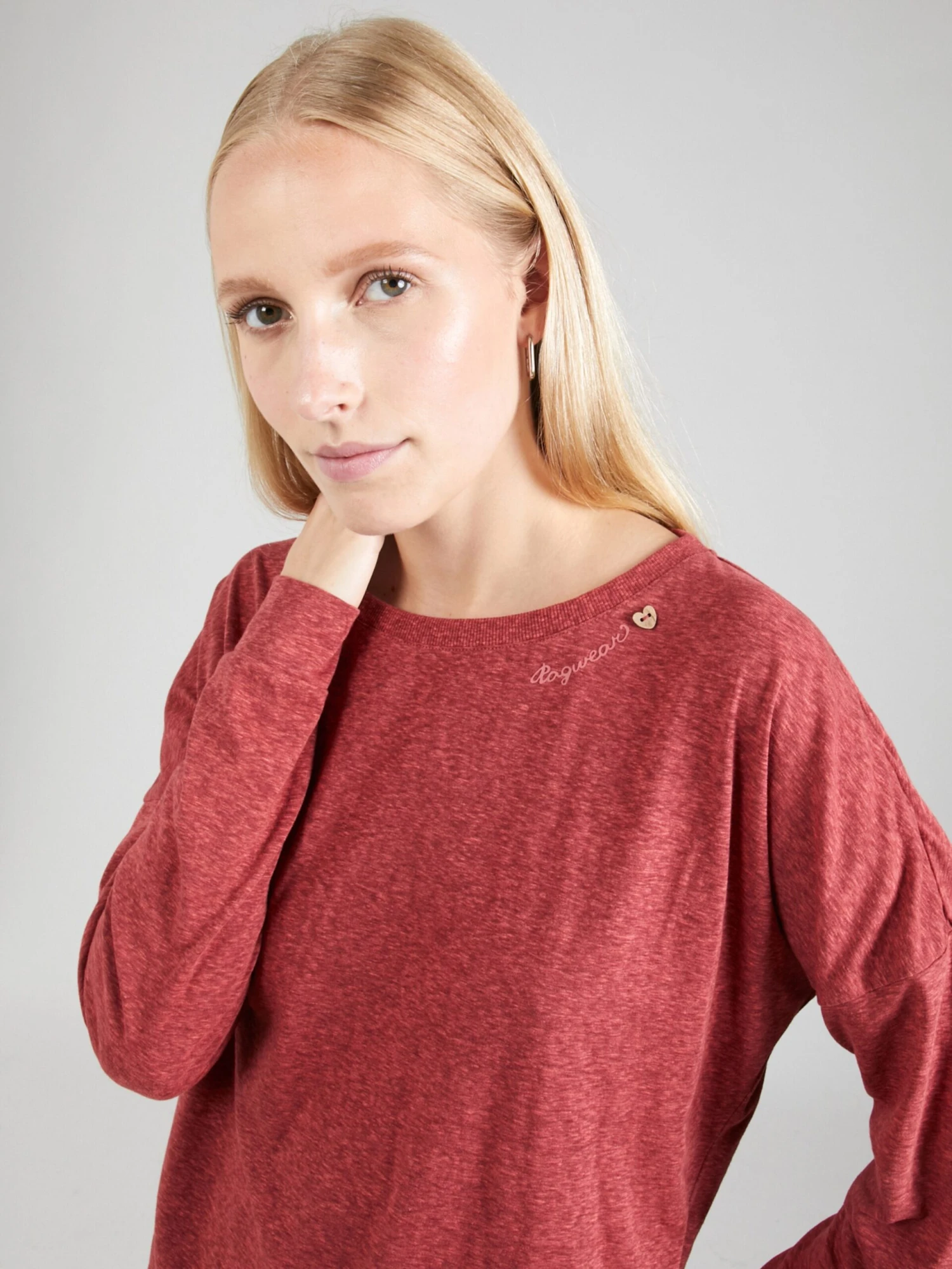 Ragwear T-shirts à Manches Longues T-shirt Femme Framboise 4 Ragwear T-shirts à Manches Longues T-shirt Femme Framboise – Image 2