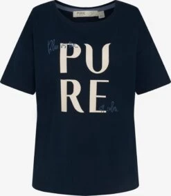Ulla Popken T-shirts Oversize T-shirt Oversize Femme Marine