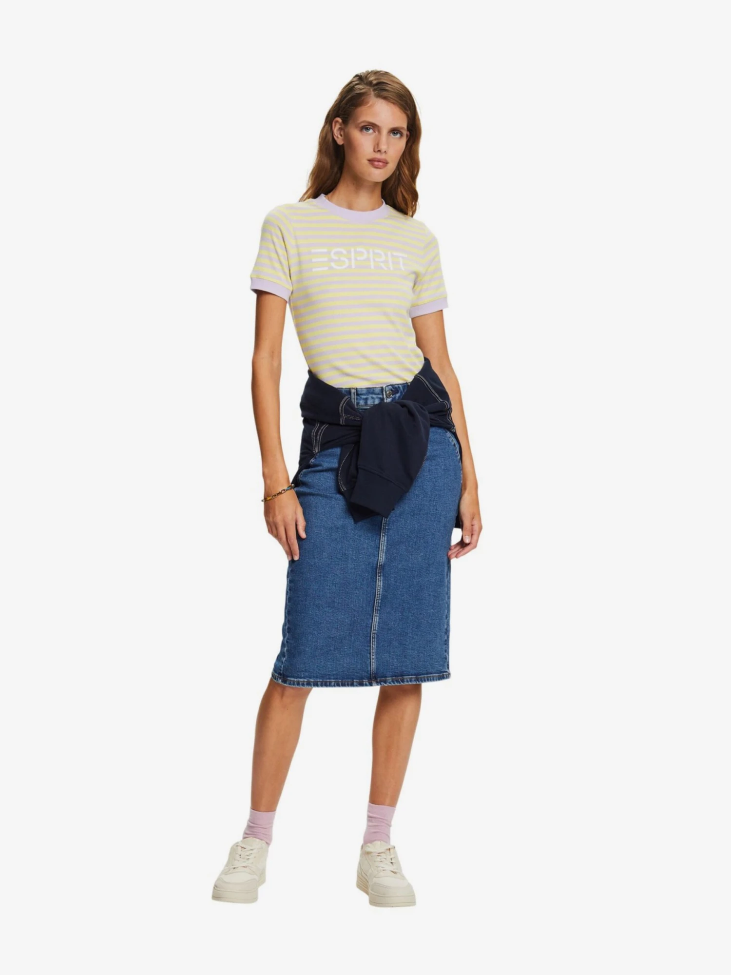 ESPRIT T-shirts T-shirt Femme Jaune Pastel 6 ESPRIT T-shirts T-shirt Femme Jaune Pastel – Image 4