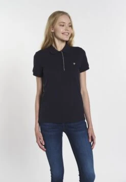 Polos T-shirt Sophie Femme Bleu Marine -Pas Cher Univers T-shirt Magasin dd2b09951b3fc724177c729defb29a34