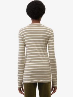 Marc O'Polo DENIM T-shirts à Manches Longues T-shirt Femme Noisette -Pas Cher Univers T-shirt Magasin e08025e49616ebb62a94002845f0c284