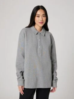 Polos T-Shirt Leon Femme Gris Chiné -Pas Cher Univers T-shirt Magasin e0fbcb67fecf1ad2b7913a551db9de00