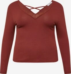 T-shirts à Manches Longues T-shirt Christina Femme Bordeaux