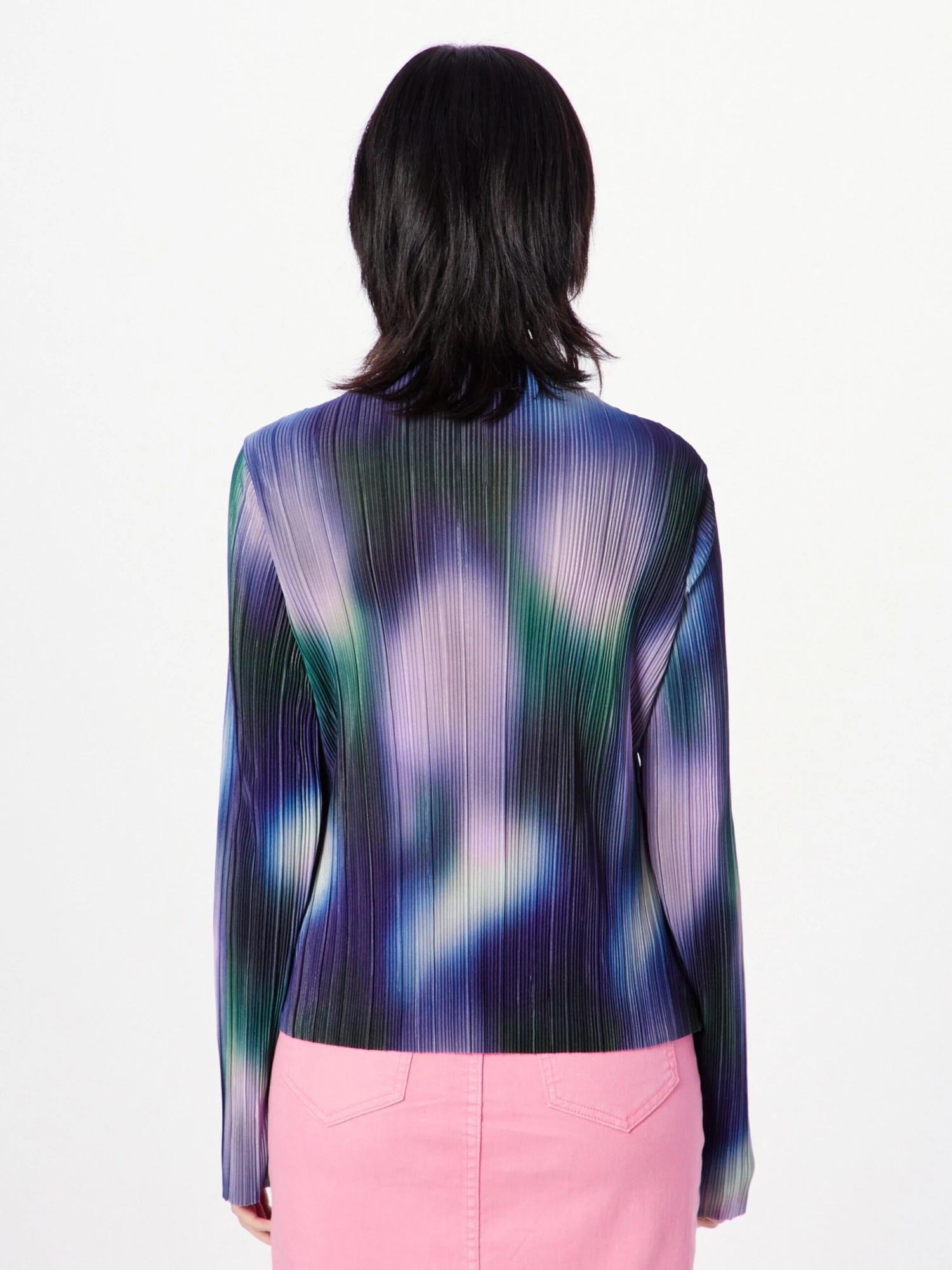 Monki T-shirts à Manches Longues T-shirt Femme Lilas / Violet Foncé 6 Monki T-shirts à Manches Longues T-shirt Femme Lilas / Violet Foncé – Image 4