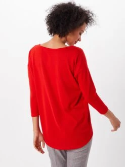 ONLY T-shirts à Manches 3/4 T-shirt Elcos Femme Rouge Feu -Pas Cher Univers T-shirt Magasin ea41f5450c7c272cae56278a1a4dabfc