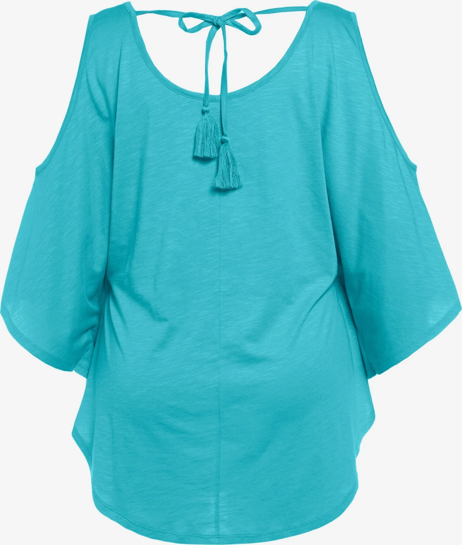 Ulla Popken T-shirts à Manches 3/4 T-shirt 804334 Femme Bleu 4 Ulla Popken T-shirts à Manches 3/4 T-shirt 804334 Femme Bleu – Image 2