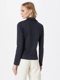 SAMSØE SAMSØE Polos T-shirt Malika Femme Bleu Nuit -Pas Cher Univers T-shirt Magasin ebde93c324671a79c3641fe51e4dbccd