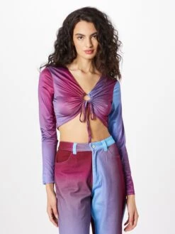 T-shirts à Manches Longues T-shirt Hosana Asta Femme Bleu -Pas Cher Univers T-shirt Magasin ee02c5f64a46139c69ef130f081d15ec