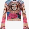 Desigual T-shirts à Manches Longues T-shirt Lorenzi Femme Rouge -Pas Cher Univers T-shirt Magasin eec20bd470a1910cd7bfb5e06788d628