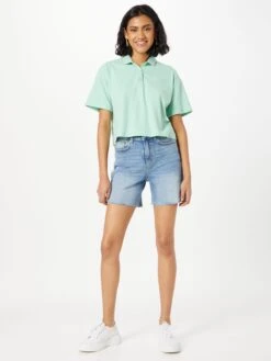 Hollister Polos T-shirt Femme Vert Pastel -Pas Cher Univers T-shirt Magasin efbf42739c2145b4796eaad32b2a5ddf