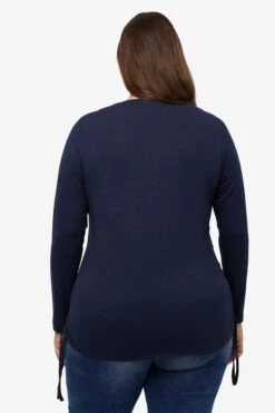 Ulla Popken T-shirts à Manches Longues T-shirt Femme Marine -Pas Cher Univers T-shirt Magasin f0910d6a8b286b1fe0e6f228b3f438e4