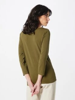 ONLY T-shirts à Manches 3/4 T-shirt FIFI Femme Olive -Pas Cher Univers T-shirt Magasin f49138fd3b32f4edcb0101b2742cff53