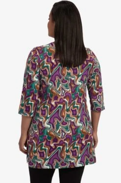 Ulla Popken T-shirts à Manches 3/4 T-shirt Femme Mélange De Couleurs -Pas Cher Univers T-shirt Magasin f89936d5d6cd8e6b2caa876ab8e6fdb2