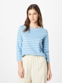 T-shirts à Manches 3/4 T-shirt Carribean Femme Bleu Clair -Pas Cher Univers T-shirt Magasin fb37c57c85fce946ef03e2134c26489a