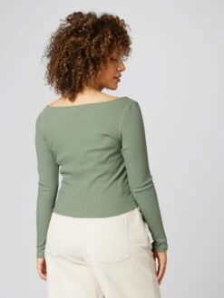 T-shirts à Manches Longues T-shirt Nicola Femme Vert -Pas Cher Univers T-shirt Magasin fd93119141312c6fe64080039ae1eb01